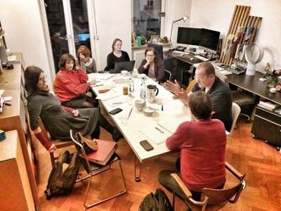 Projekttreffen: Neues Gesicht, Vereinsgründung, Finanzierung